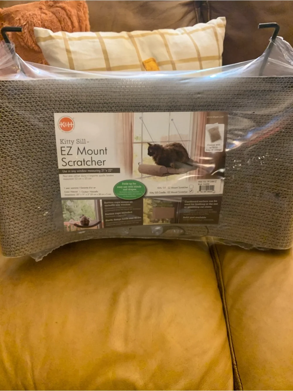 Kitty Sill EZ Mount Scratcher - Gray